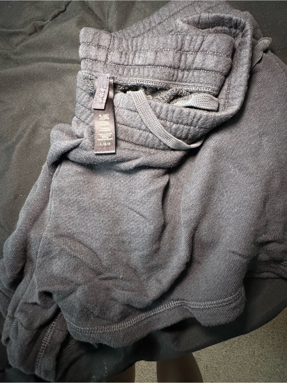 SKIMS Charcoal Gray Lounge Shorts